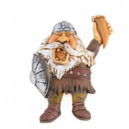 Magnet - Wikinger mit Trinkhorn Figur